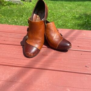 Brown Leather L’artiste Booties
